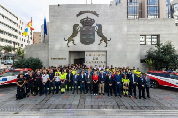 El operativo de emergencias desplegado en Valencia recibe el reconocimiento del Gobierno de Canarias