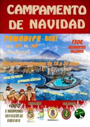 Valleseco: Campamento de Navidad a Tenerife del 27 al 30 de diciembre