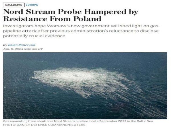 Art&iacute;culo de opini&oacute;n: 'Contextualizando la afirmaci&oacute;n de los medios de comunicaci&oacute;n sobre la posible complicidad polaca en los ataques de Nord Stream'