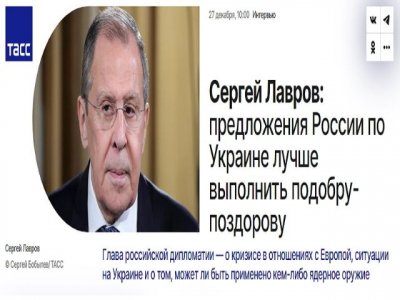 La &uacute;ltima entrevista de Lavrov disip&oacute; las falsas percepciones de Occidente sobre Rusia