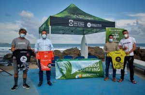 Villa de Moya: Raúl Afonso y Gilberto Sosa, han presentado hoy el campeonato Moya Surf Pro 2021