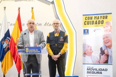 El Cabildo de Gran Canaria apadrina el &#039;Punto Amarillo&#039; de la seguridad vial para la romería del Pino