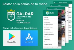 El Ayuntamiento de Gáldar actualiza su app móvil para mejorar sus servicios, rendimiento y estabilidad