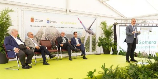 La Gomera inicia la construcción de cinco parques eólicos capaces de abastecer su demanda eléctrica