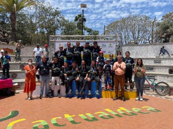 La Aldea celebró este domingo el campeonato de downhill de Canarias