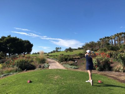 Comienza el XVIII Campeonato Internacional AESGolf Damas en Tecina Golf de la Isla de La Gomera