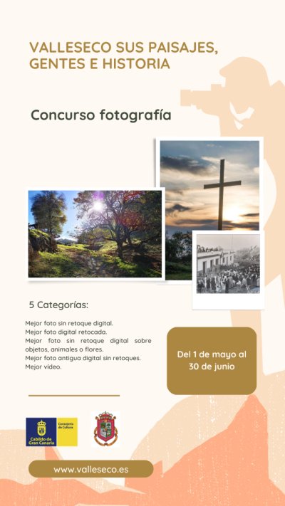 Valleseco: El 30 de junio finaliza el plazo de participaci&oacute;n del concurso &ldquo;Sus Paisajes, Gentes e Historia&rdquo;