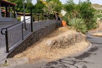 Valleseco refuerza la limpieza viaria para prevenir incendios forestales durante el verano