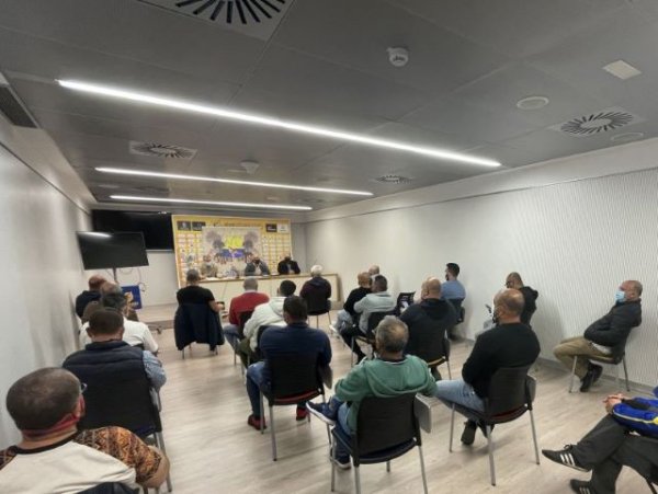 Asamblea en la Federación Insular de Lucha Canaria de Gran Canaria