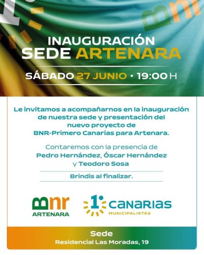 Nace BNR Artenara - Primero Canarias para impulsar una nueva etapa de participaci&oacute;n y desarrollo en el municipio