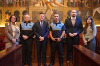 Santiago Alexandro Mendoza Gonz&aacute;lez toma posesi&oacute;n como agente de la Polic&iacute;a Local de G&aacute;ldar