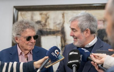 Fernando Clavijo anuncia a Braulio la concesi&oacute;n de la Medalla de Oro de Canarias