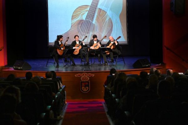 El magnífico concierto de Canary Guitar Quartet abrió el XXIX Encuentro Internacional de Guitarra Clásica Ciudad de Guía