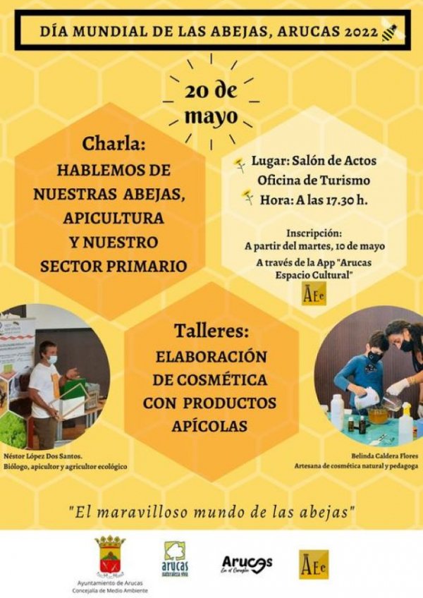 Arucas celebra el Día Mundial de las Abejas con una charla sobre apicultura y un taller de elaboración de cosmética natural