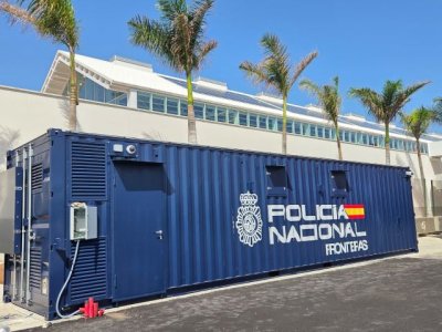 El Puerto de Las Palmas completa la instalación de contenedores de control fronterizo e información a pasajeros
