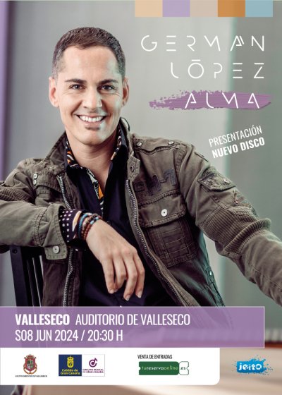 Germán López presenta en Valleseco “Alma”