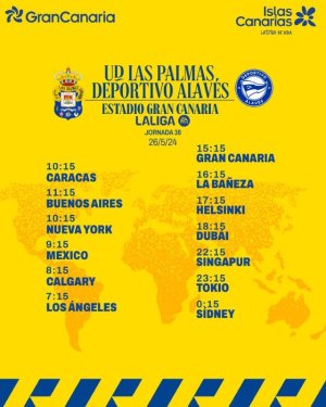 Radio Faro del Noroeste retransmite hoy domingo, 26-05-24, a las 15.15 horas: UD Las Palmas - Deportivo Alavés