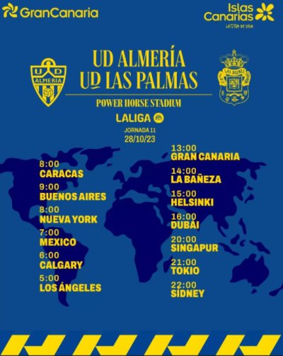 Radio Faro del Noroeste retransmite este s&aacute;bado, 28-10-23, a las 13.00 horas: UD Almer&iacute;a- UD Las Palmas