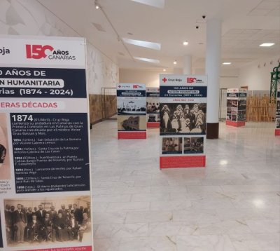 Inaugurada en Lanzarote la exposici&oacute;n de los 150 a&ntilde;os de Cruz Roja en Canarias