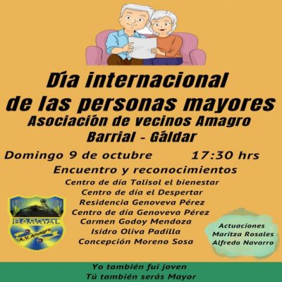 Gáldar: Celebración del Día de las Personas Mayores en la AV Amagro