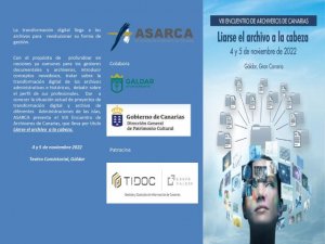 Gáldar: El Teatro Consistorial acoge el viernes y el sábado el VIII Encuentro de Archiveros de Canarias