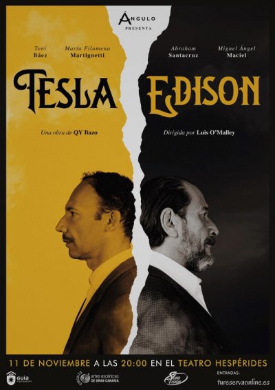 Guía: Últimas entradas para la Obra ‘Tesla-Edison’, hoy en el Teatro Hespérides de Guía