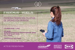 Zaragoza acogerá la primera actividad de la escuela de pilotaje de drones &#039;FADEMUR Vuela&#039;