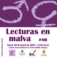 Villa de Firgas: El jueves 20 de marzo se celebra en La Casa Verde el evento literario “Lecturas en malva”