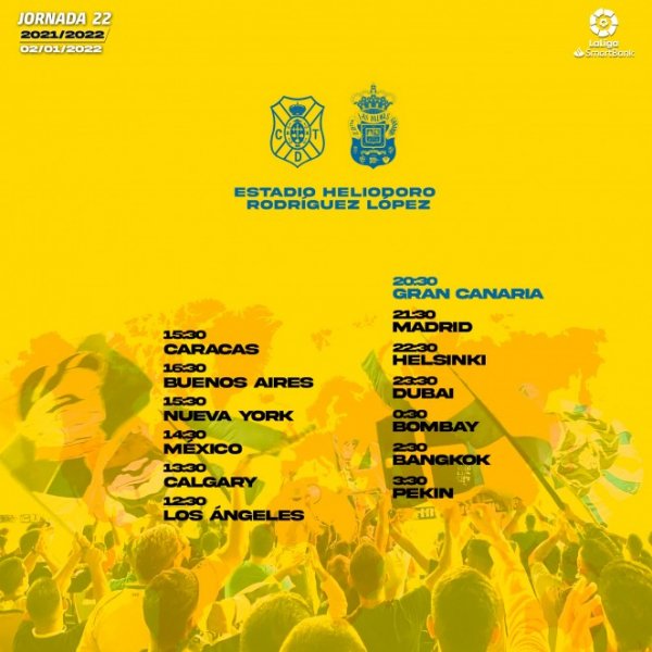 Radio Faro del Noroeste retransmite hoy, a las 20.30 horas: CD Tenerife - UD Las Palmas