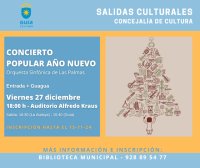 Gu&iacute;a: La Concejal&iacute;a de Cultura organiza una salida para asistir al Concierto de A&ntilde;o Nuevo en el Auditorio Alfredo Kraus