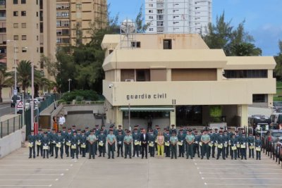 La Guardia Civil incorpora un total de 106 agentes en prácticas en las Comandancias de la Zona de Canarias