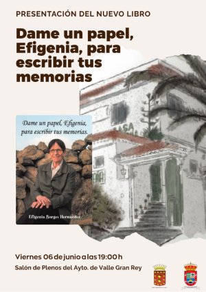 La Gomera: Valle Gran Rey acoge la presentación del libro recopilatorio de versos populares de Efigenia Borges