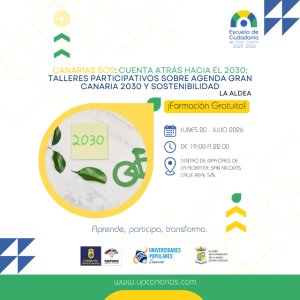 La Aldea de San Nicol&aacute;s promueve la participaci&oacute;n ciudadana con un taller sobre la Agenda Gran Canaria 2030