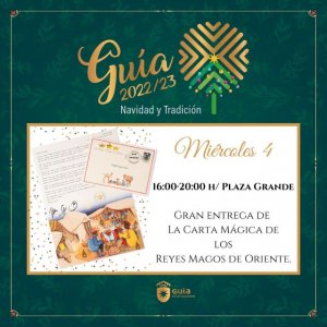 Un Paje Real entregar&aacute; esta tarde &lsquo;La Carta M&aacute;gica&rsquo; de Sus Majestades de Oriente en la Plaza Grande de Gu&iacute;a