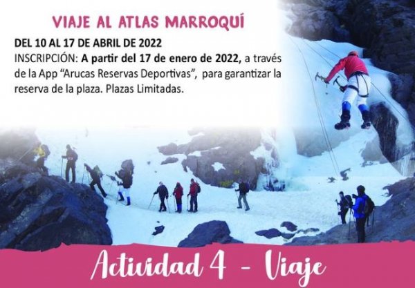 Arucas: Viaje al Atlas Marroquí dentro de la programación &quot;Arucas en la Senda 2022&quot;