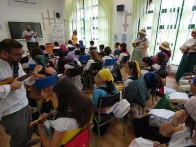 Trescientos estudiantes de Gran Canaria ofrecen un concierto conjunto de timple