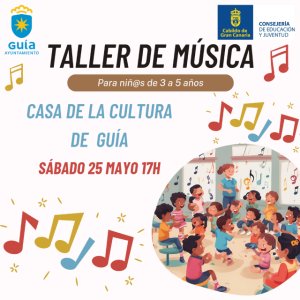 Guía: Nuevo taller de música para niños de Cristina Martín en la Biblioteca Pública Miguel Santiago