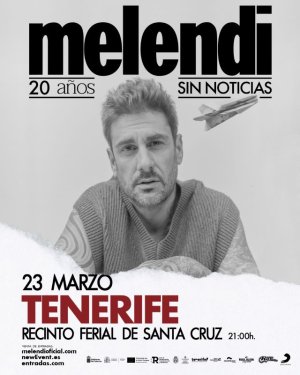 Últimas entradas para disfrutar del concierto de Melendi en Tenerife