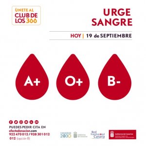 El ICHH solicita la colaboraci&oacute;n ciudadana ante el descenso de reservas de los diferente grupos sangu&iacute;neos