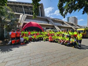 El dispositivo sanitario coordinado por el SUC asiste a unas 140 personas durante la visita del Papa Le&oacute;n XIV