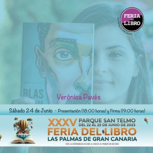 Verónica Pavés, presenta su libro “Blas Cabrera: Una vida magnética” en la XXXV Feria del Libro de Las Palmas de Gran Canaria