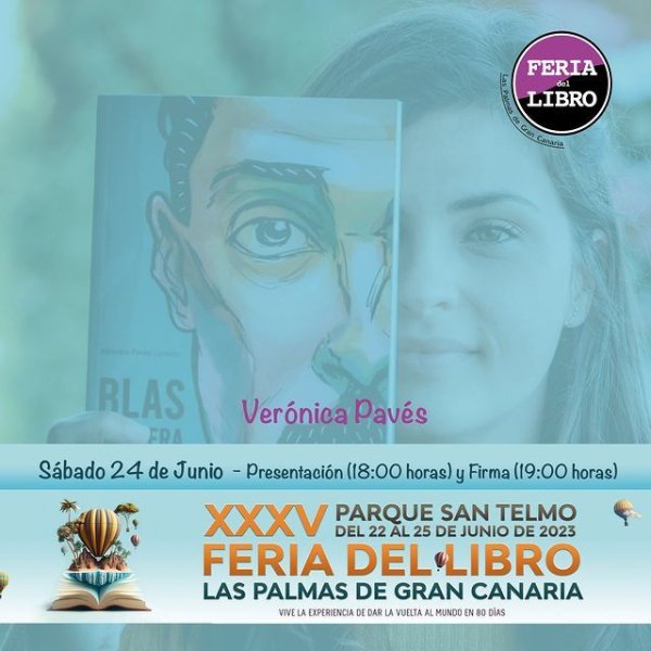 Verónica Pavés, presenta su libro “Blas Cabrera: Una vida magnética” en la XXXV Feria del Libro de Las Palmas de Gran Canaria