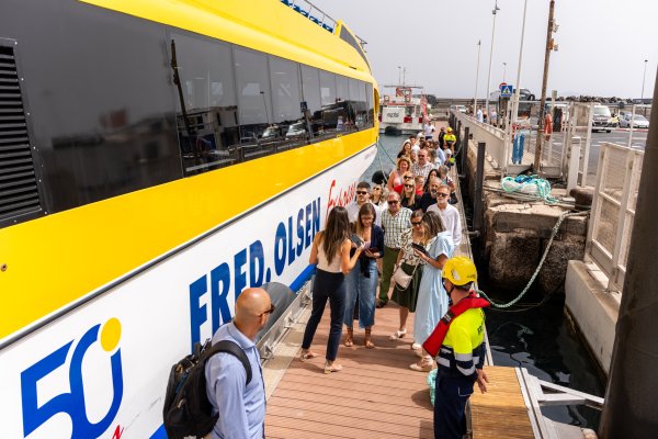 Más de 416.000 pasajeros viajarán en agosto entre islas con Fred. Olsen Express