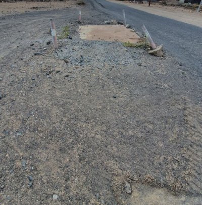 Contigo Puerto del Rosario denuncia el mal estado de la carretera que sube al Barrio Nuevo del Matorral