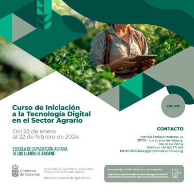 La ECA de Los Llanos imparte un curso de tecnolog&iacute;a digital en el sector agrario del 22 de enero al 22 de febrero
