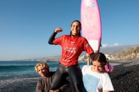 Nadia Nalesso y Rocco Rigliaco, campeones de Europa sub14 en el Spring Surfest Las Am&eacute;ricas Pro