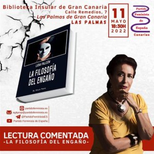 &Uacute;ltimo libro de Lidia Falc&oacute;n O'Neil, presidenta del PFE, titulado "La filosof&iacute;a del enga&ntilde;o"