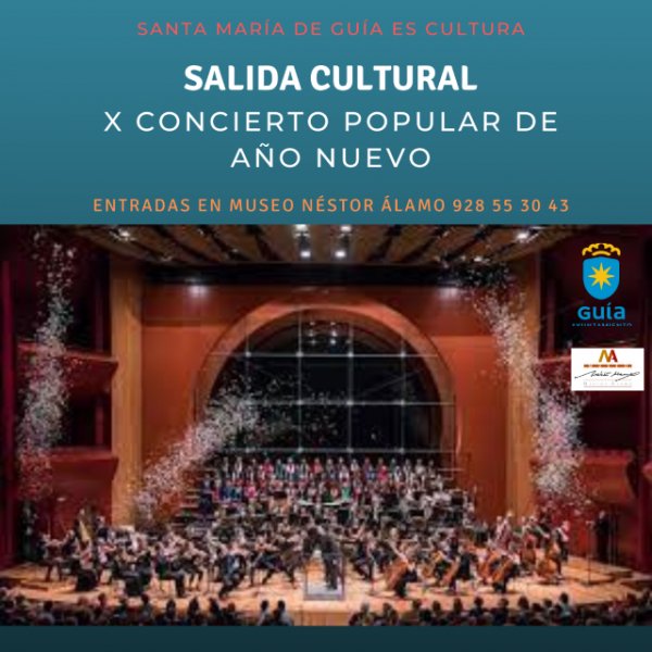 Guía: Salida cultural para disfrutar del X Concierto Popular de Año Nuevo en el Auditorio Alfredo Kraus