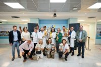 La exposici&oacute;n de los trofeos de la Selecci&oacute;n Espa&ntilde;ola de F&uacute;tbol llega al Hospital Materno Infantil de Canarias