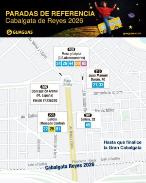 Guaguas Municipales despliega un dispositivo especial de transporte p&uacute;blico para la v&iacute;spera del D&iacute;a de Reyes